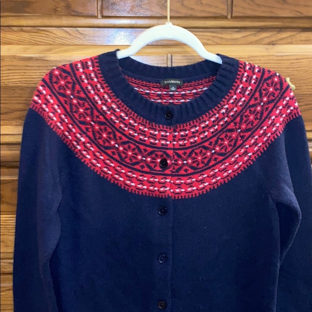 Talbots Cardigan Sweater - Picture 2 of 9